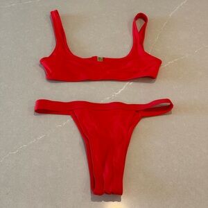 Brand new red oh polly bikini